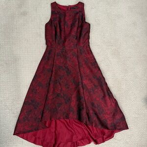 White House Black Market Floral High Low Dress